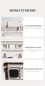 Portable Folding Storage Box 50L Storage & Organisation - Tophatter Daily Deals