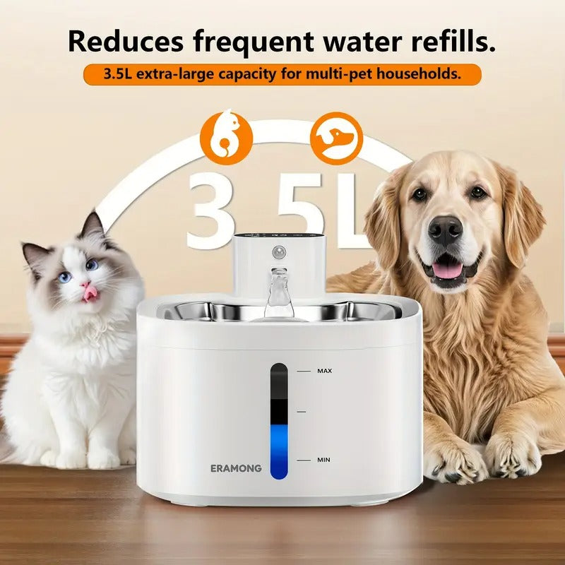 Charging Cat Wireless Water Fountain Pet Supplies - Tophatter Daily Deals