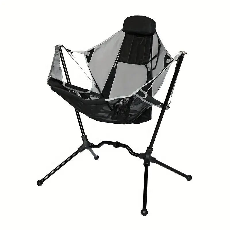Folding Outdoor Chair with Footrest Folding Chairs & Stools - Tophatter Daily Deals
