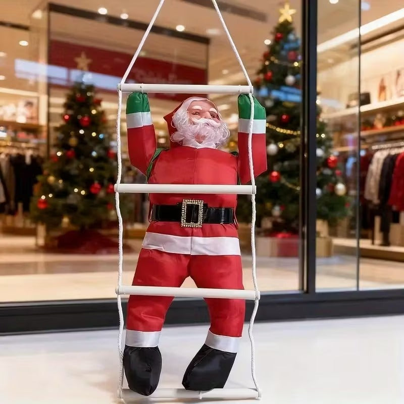 Life-Size Santa Claus Hanging Decoration Display Christmas - Tophatter Daily Deals