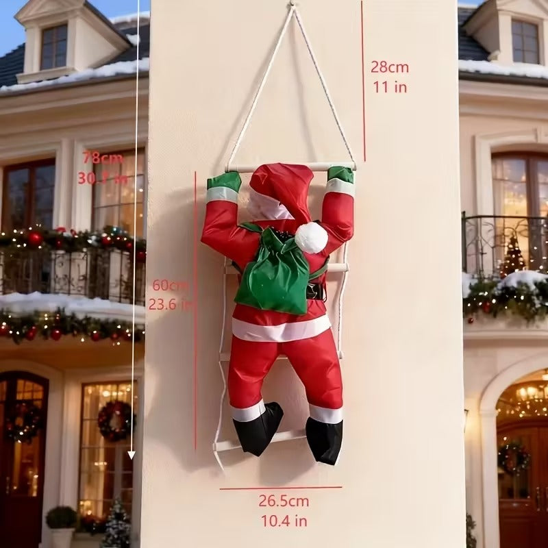 Life-Size Santa Claus Hanging Decoration Display Christmas - Tophatter Daily Deals