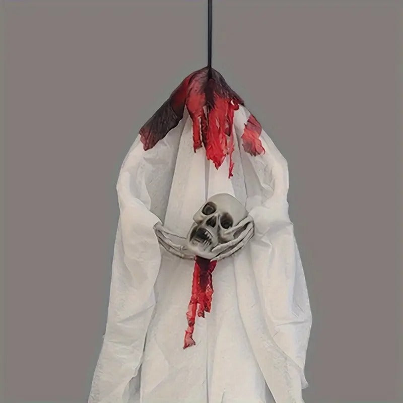 Horror Hanging Ghost Pendant Head in Hands Halloween - Tophatter Daily Deals
