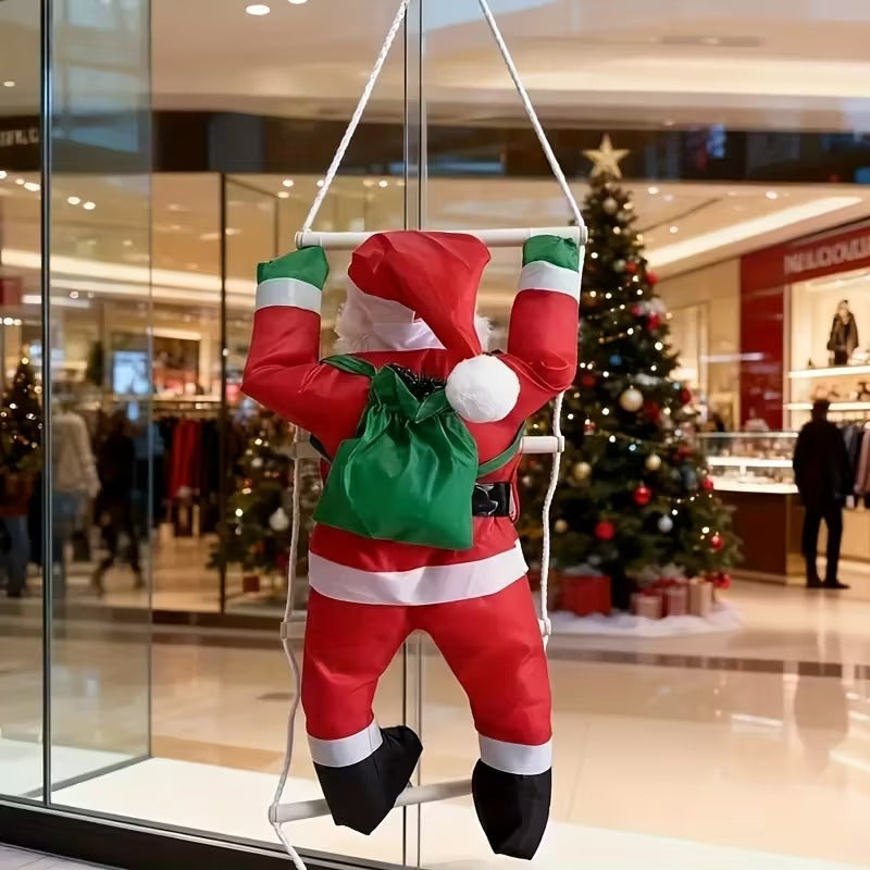Life-Size Santa Claus Hanging Decoration Display Christmas - Tophatter Daily Deals
