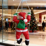 Life-Size Santa Claus Hanging Decoration Display Christmas - Tophatter Daily Deals