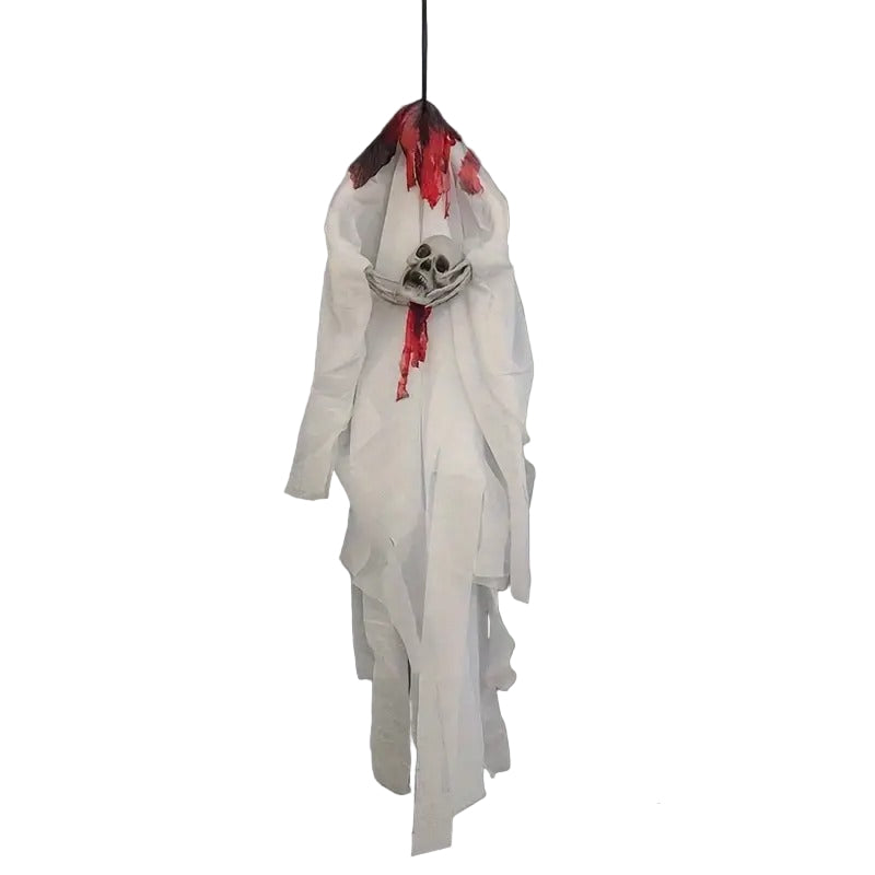 Horror Hanging Ghost Pendant Head in Hands Halloween - Tophatter Daily Deals