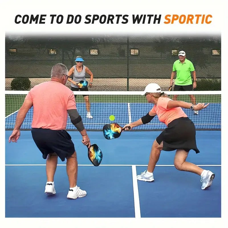 Portable Pickleball Net Set with Paddles Sports & Outdoor - Tophatter Daily Deals