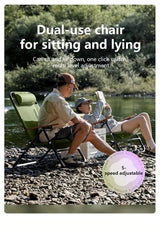 Chair with Adjustable Height and Head Support Furniture > Outdoor > Outdoor Chairs - Tophatter Daily Deals