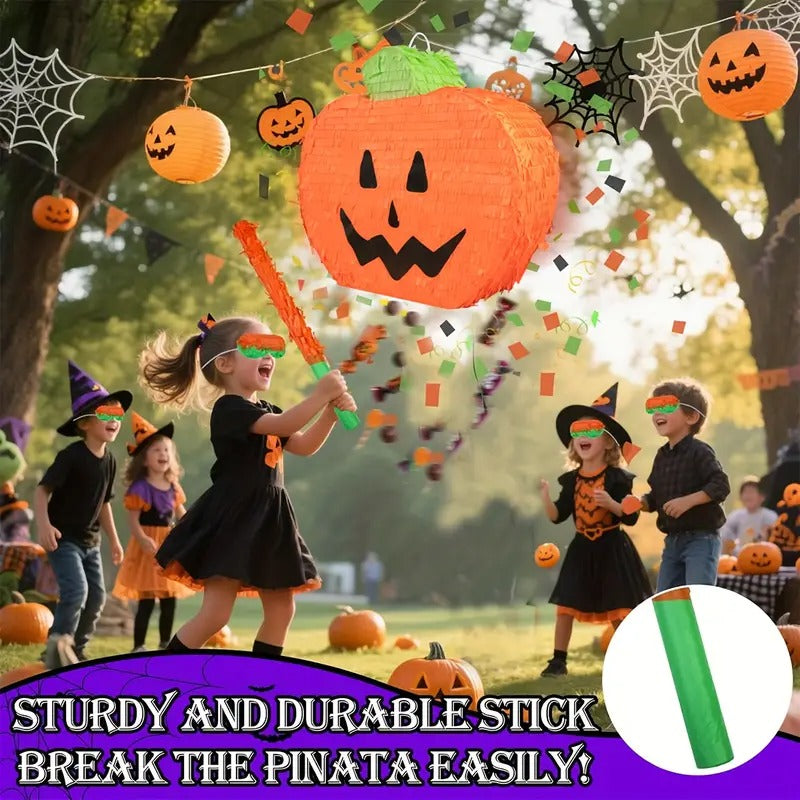 Large Pumpkin Piñata Set Party Decor (4pcs) Halloween - Tophatter Daily Deals