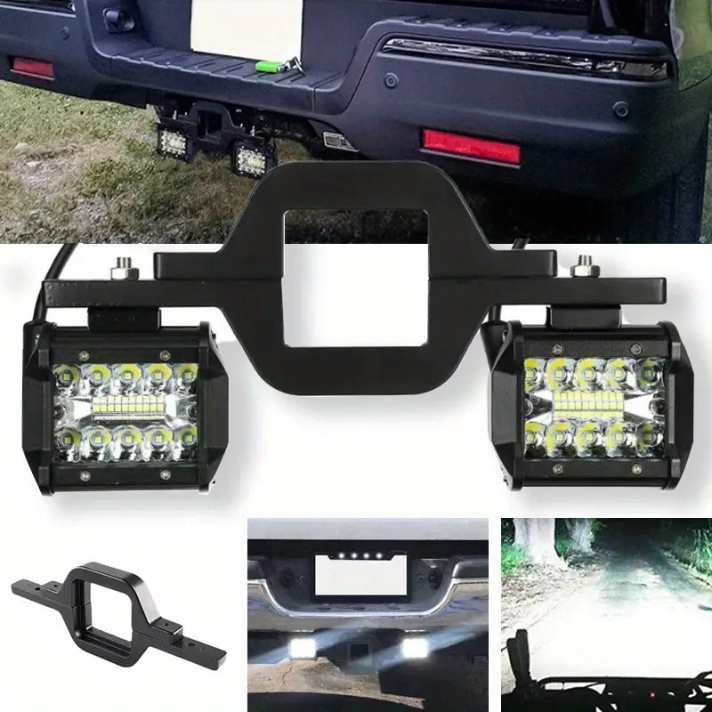 Car LED Strip Light Set with Hook Bracket Motor Vehicle Frame & Body Parts - Tophatter Daily Deals