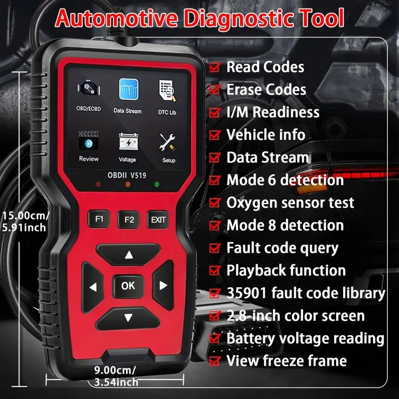 Car Diagnostic Scanner Tool V519 OBD2 USB Auto Accessories > Auto Accessories Others > Automotive Repair & Speciality Tools - Tophatter Daily Deals