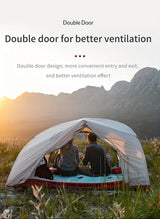 2 Person Camping Tent Double Layer Camping & Hiking > Tents & Camp Furniture - Tophatter Daily Deals