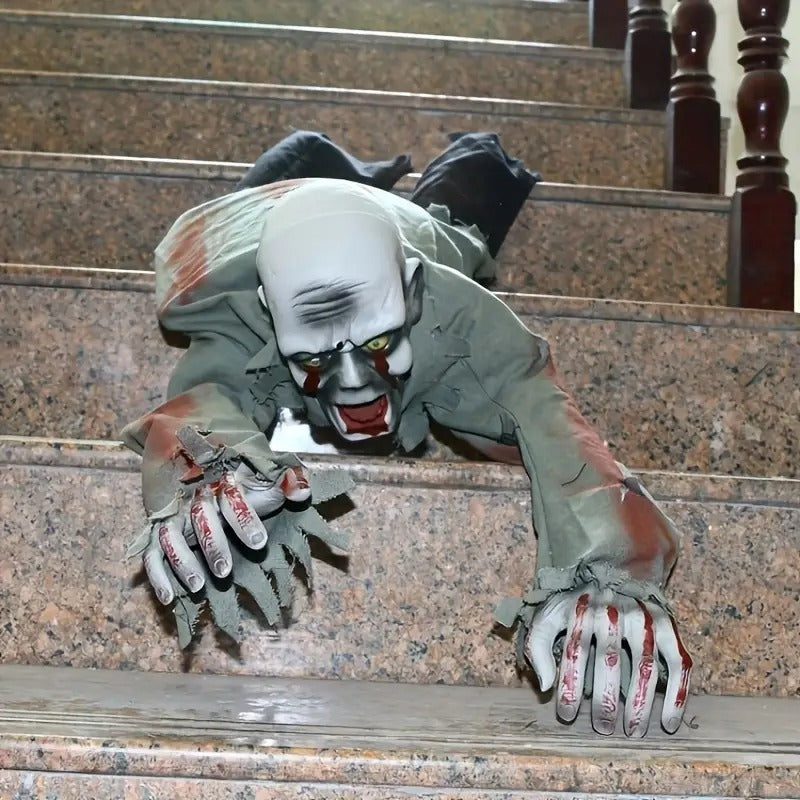 Halloween Crawling Zombie Animated Decoration Halloween - Tophatter Daily Deals