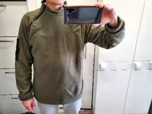 Men's Tactical Fleece Pullover Jacket Outdoor Hiking (Green) Apparel & Accessories > Clothing > Clothing Tops > Sweaters - Tophatter Daily Deals