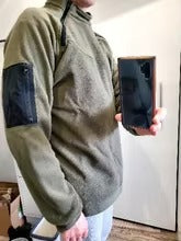 Men's Tactical Fleece Pullover Jacket Outdoor Hiking (Green) Apparel & Accessories > Clothing > Clothing Tops > Sweaters - Tophatter Daily Deals