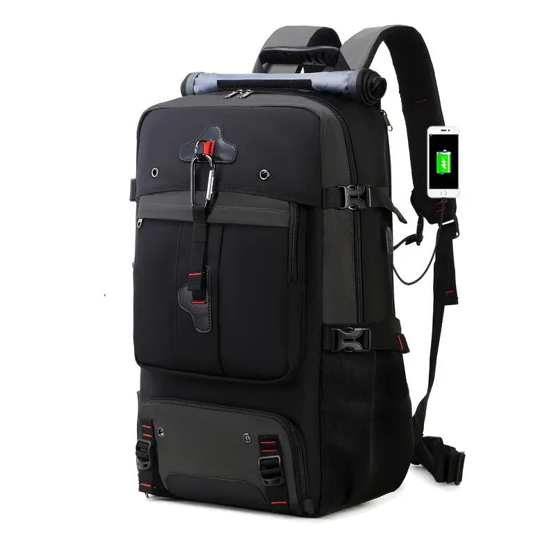 50L Hiking Backpack with Shoe Compartment Backpacks - Tophatter Daily Deals