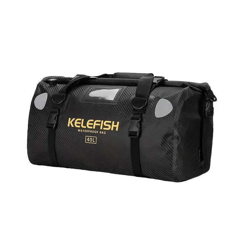 Waterproof Duffel Bag Roll Top Dry Saddlebag Camping & Hiking - Tophatter Daily Deals