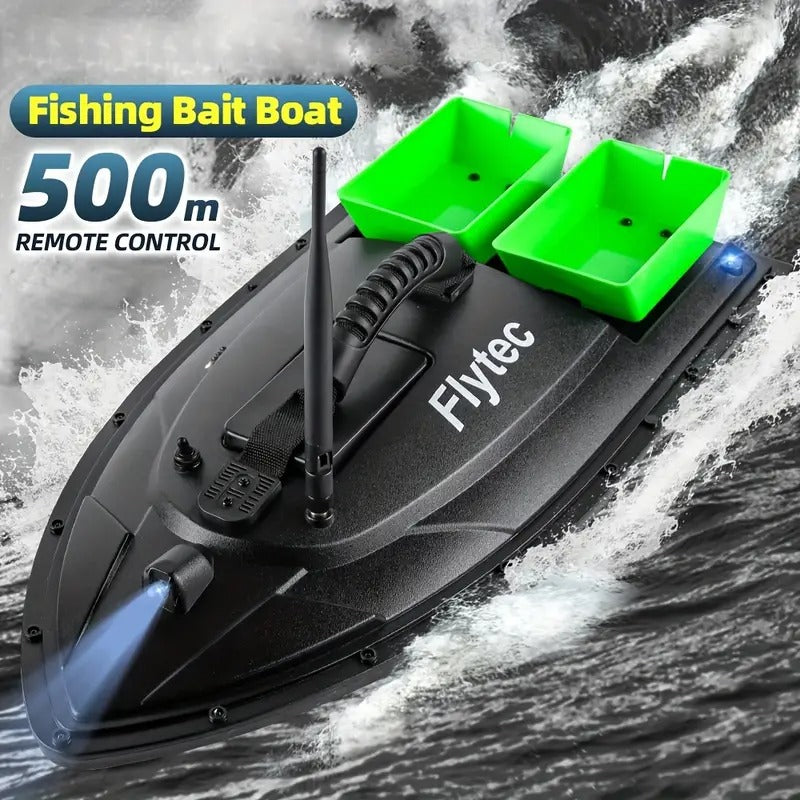 Remote Control Fishing Bait Boat Double Compartment Outdoor > Fishing - Tophatter Daily Deals