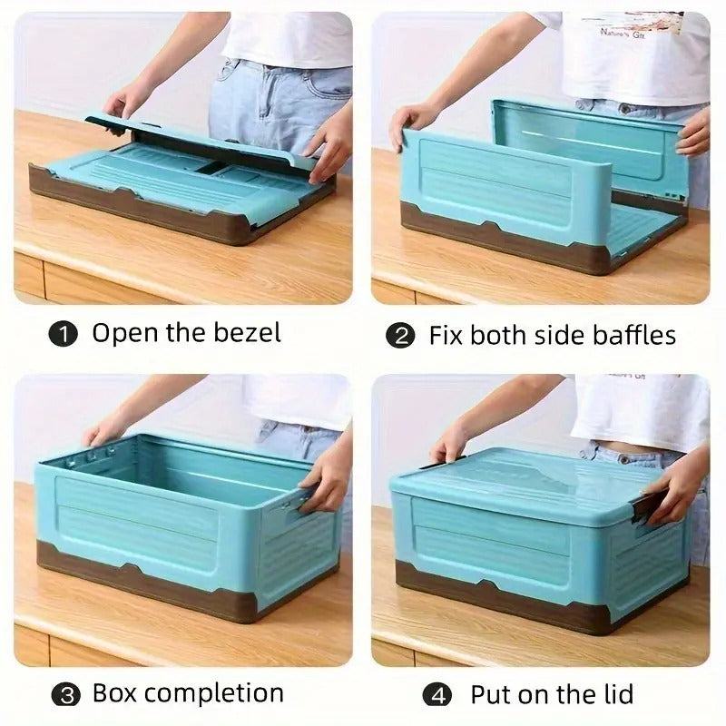Foldable Storage Boxes Extra Large (2pcs) Camping & Hiking - Tophatter Daily Deals