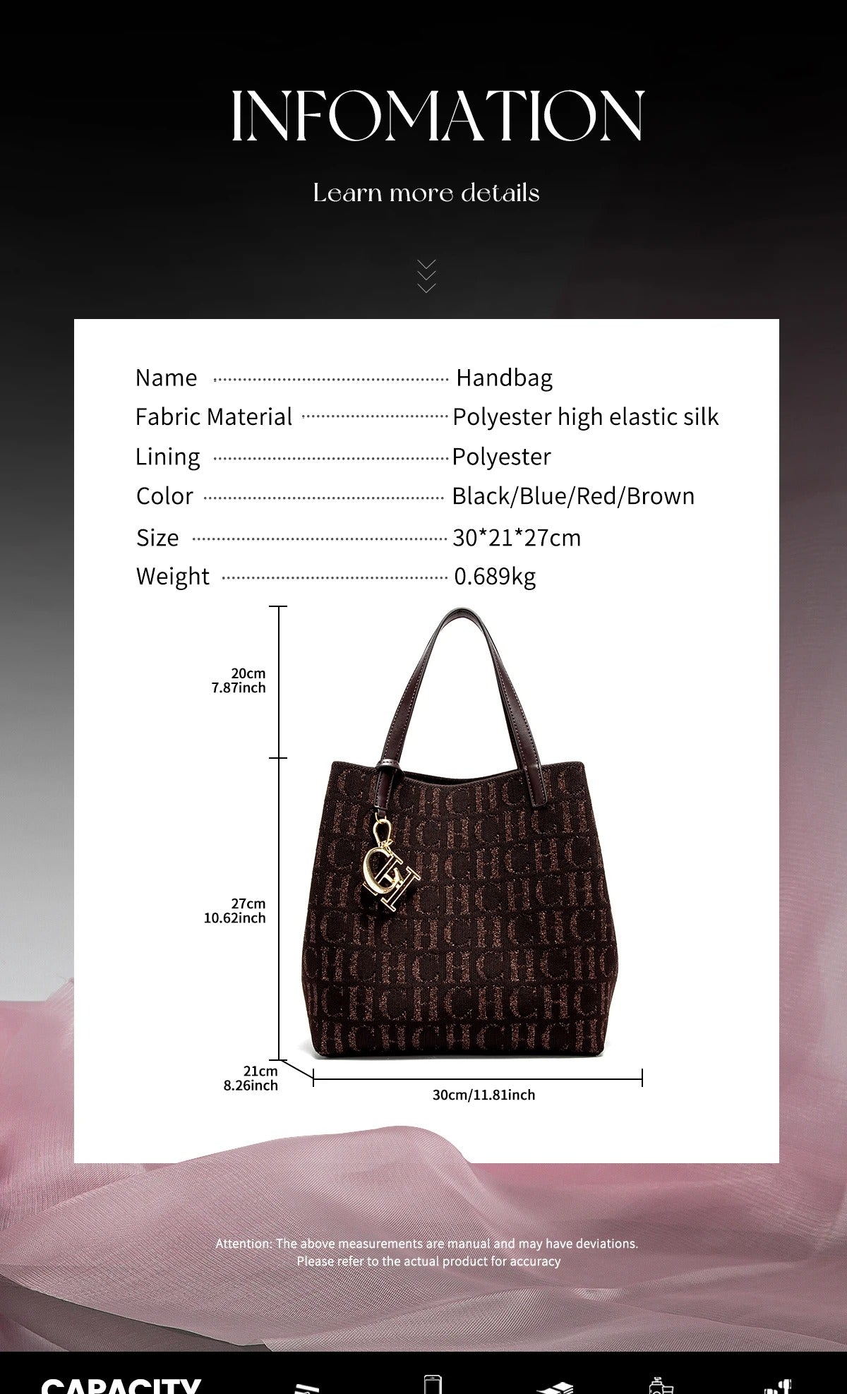 Ladies Canvas Shoulder Tote Bag Crossbody Apparel & Accessories > Handbags, Wallet's & Cases > Handbags > Shoulder Bags - Tophatter Daily Deals