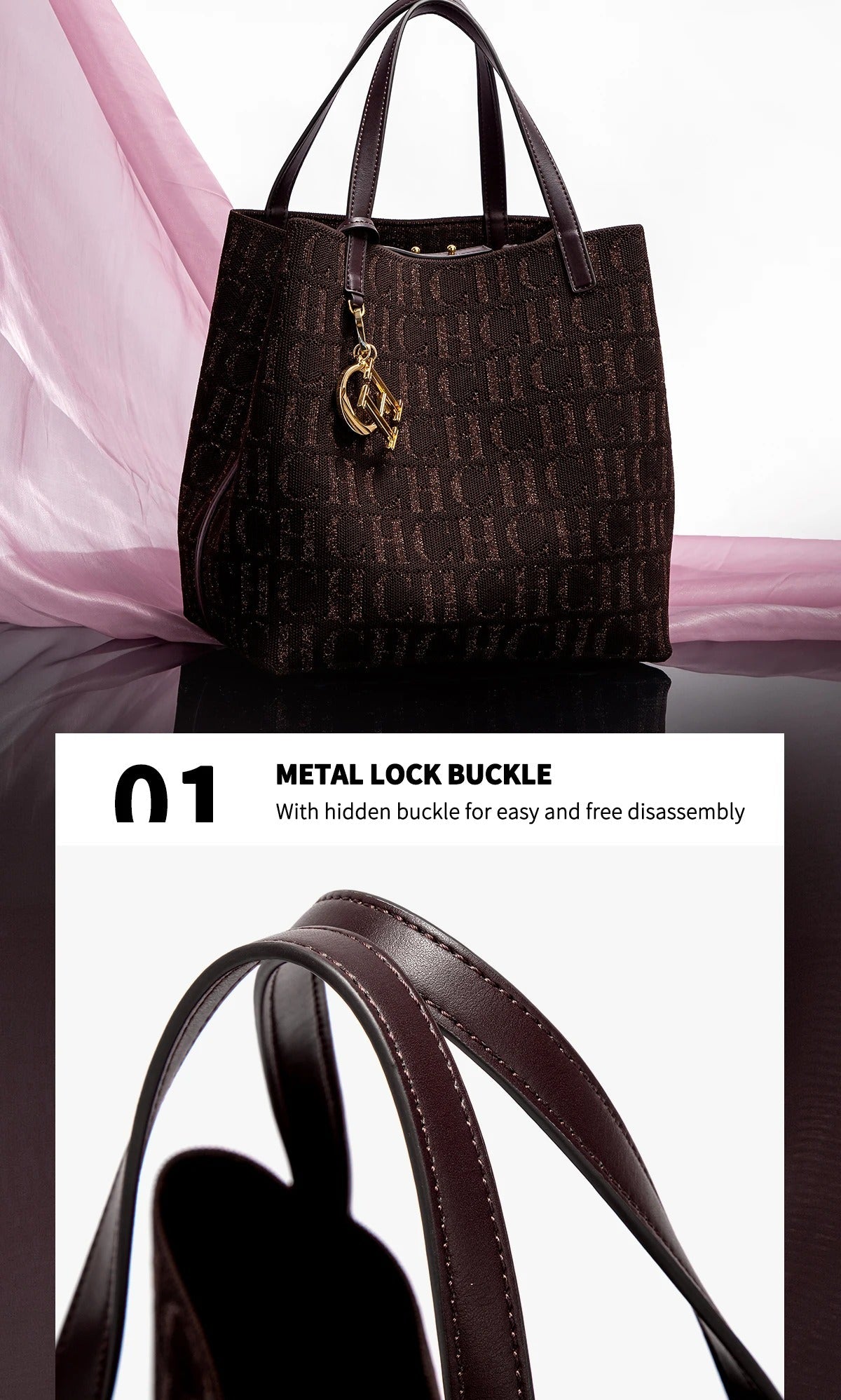 Ladies Canvas Shoulder Tote Bag Crossbody Apparel & Accessories > Handbags, Wallet's & Cases > Handbags > Shoulder Bags - Tophatter Daily Deals