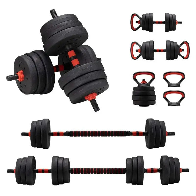 7-in-1 Adjustable Dumbbell and Barbell Weight Set Sports & Fitness > Exercise, Gym & Fitness > Free Weights - Tophatter Daily Deals