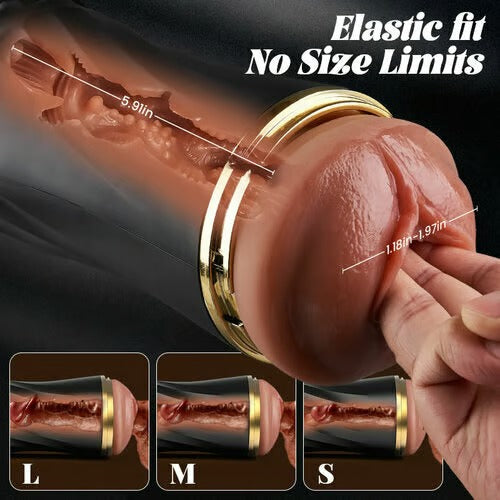 Scarlett Kiss - AcmeJoy 10 Vibration 360° Textured Massage Masturbation Silent Immersive Stroker - Tophatter Daily Deals