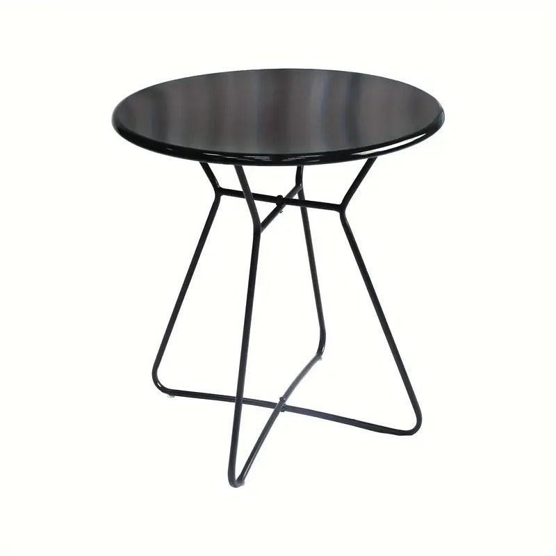 Iron Round Side Table Indoor Outdoor Use End & Side Tables - Tophatter Daily Deals