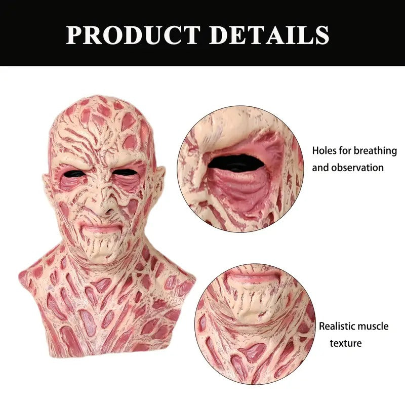 Freddy Krueger Mask Halloween Horror Halloween - Tophatter Daily Deals