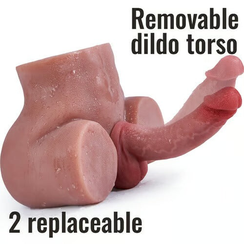 【2 Dildos Available】2 Dildos 6.5in/8.27in Are Removable And Replaceable, Different Lengths And Sizes Masturbators - Tophatter Daily Deals