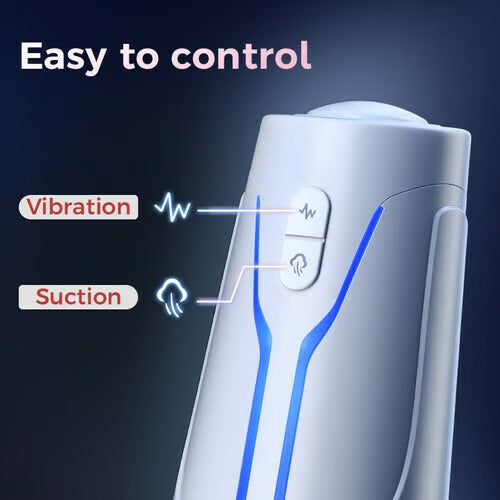 Soren - City Lights Red Sucking Mouth Vibrating Male Stroker Masturbation Cup - Tophatter Daily Deals