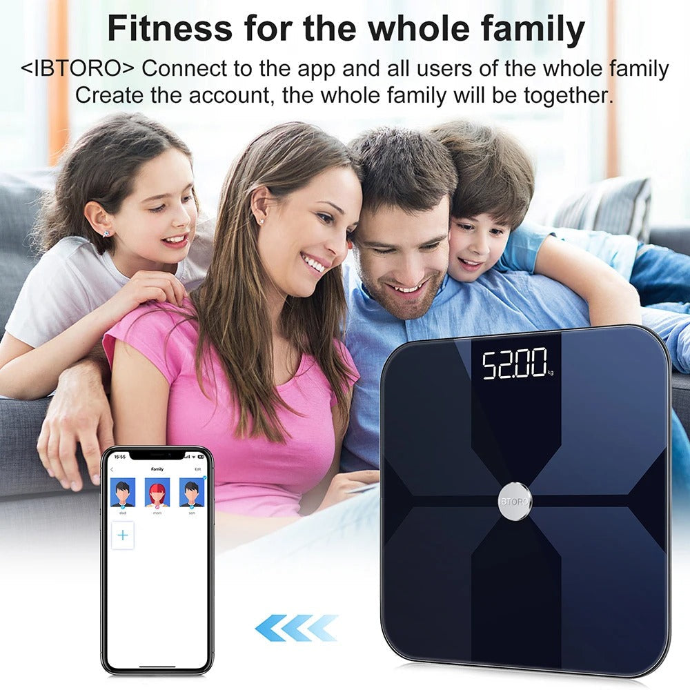 Body Fat Scale Smart Digital WiFi Bluetooth Health & Beauty - Tophatter Daily Deals