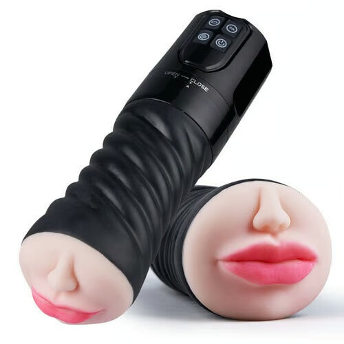 Beta - Blowjob Double Hardness Sucking Vibrating Masturbator Male Stroker Masturbation Cup - Tophatter Daily Deals