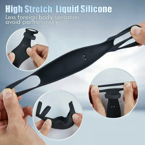 SemenSentry - Vibrating 2 IN 1 Cock Ring Penis Rings - Tophatter Daily Deals