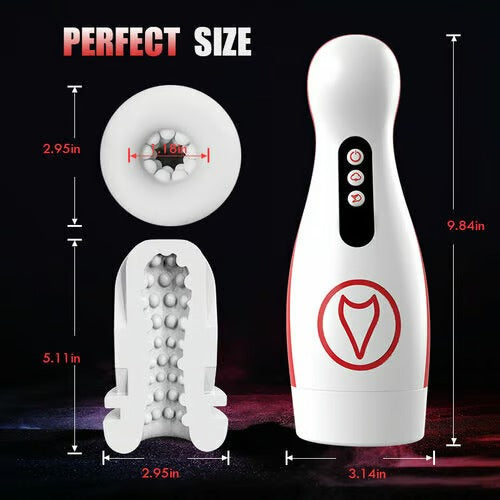 Kama - Sucking Vibrating Voice Masturbator Masturbation Cup - Tophatter Daily Deals