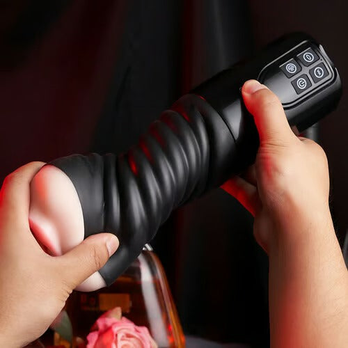 Beta - Blowjob Double Hardness Sucking Vibrating Masturbator Male Stroker Masturbation Cup - Tophatter Daily Deals