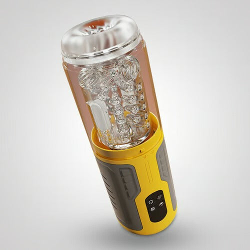 CREAMPIE - 5 IN 1 Licking Massage Thrust Rotation Vibrating Burst Stroker Masturbation Cup - Tophatter Daily Deals