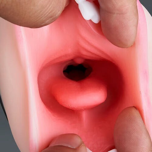 Beta - Blowjob Double Hardness Sucking Vibrating Masturbator Male Stroker Masturbation Cup - Tophatter Daily Deals