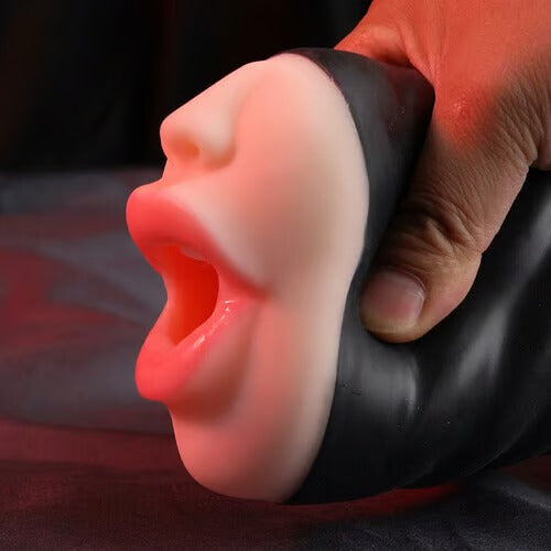 Beta - Blowjob Double Hardness Sucking Vibrating Masturbator Male Stroker Masturbation Cup - Tophatter Daily Deals