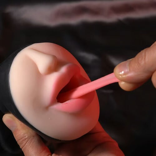 Beta - Blowjob Double Hardness Sucking Vibrating Masturbator Male Stroker Masturbation Cup - Tophatter Daily Deals