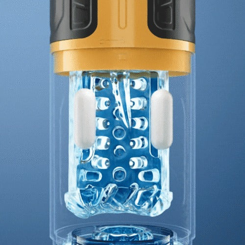 CREAMPIE - 5 IN 1 Licking Massage Thrust Rotation Vibrating Burst Stroker Masturbation Cup - Tophatter Daily Deals