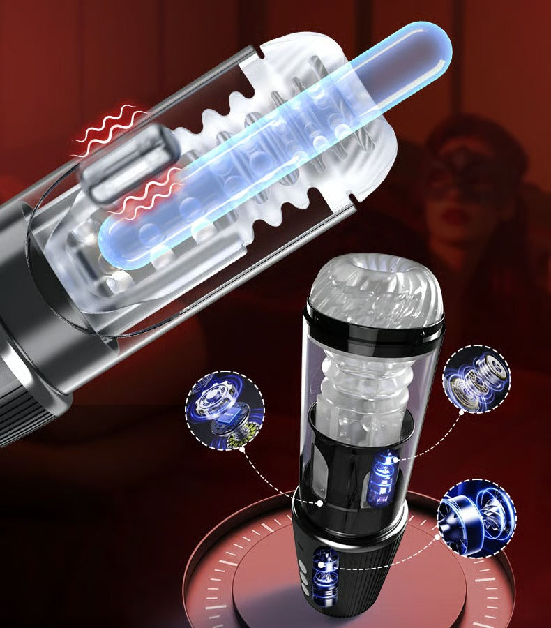 Widowmaker - Rotating Sucking Enjoy Inflation & Twist Massage Fun Masturbation Stroker Masturbation Cup - Tophatter Daily Deals