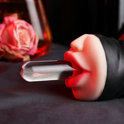 Beta - Blowjob Double Hardness Sucking Vibrating Masturbator Male Stroker Masturbation Cup - Tophatter Daily Deals