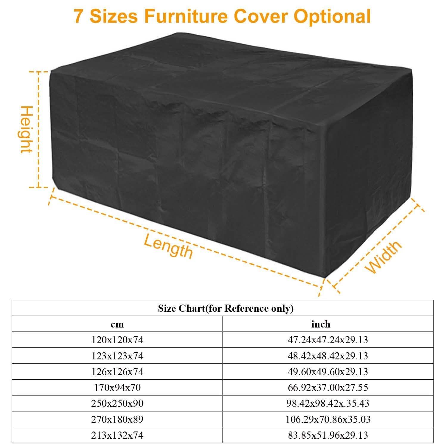 iMounTEK 210D Waterproof Outdoor Furniture Cover Garden & Patio - Tophatter Daily Deals