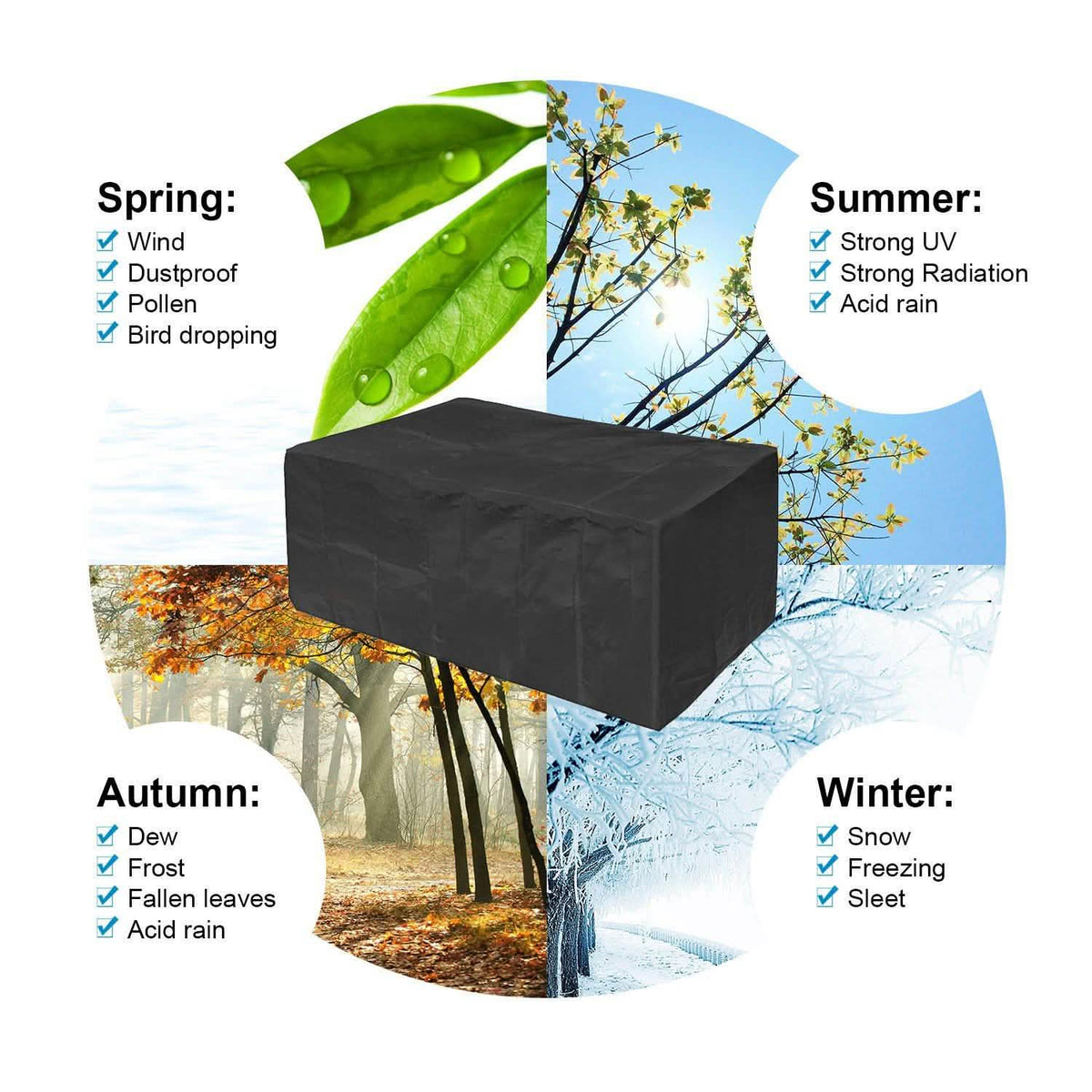 iMounTEK 210D Waterproof Outdoor Furniture Cover Garden & Patio - Tophatter Daily Deals