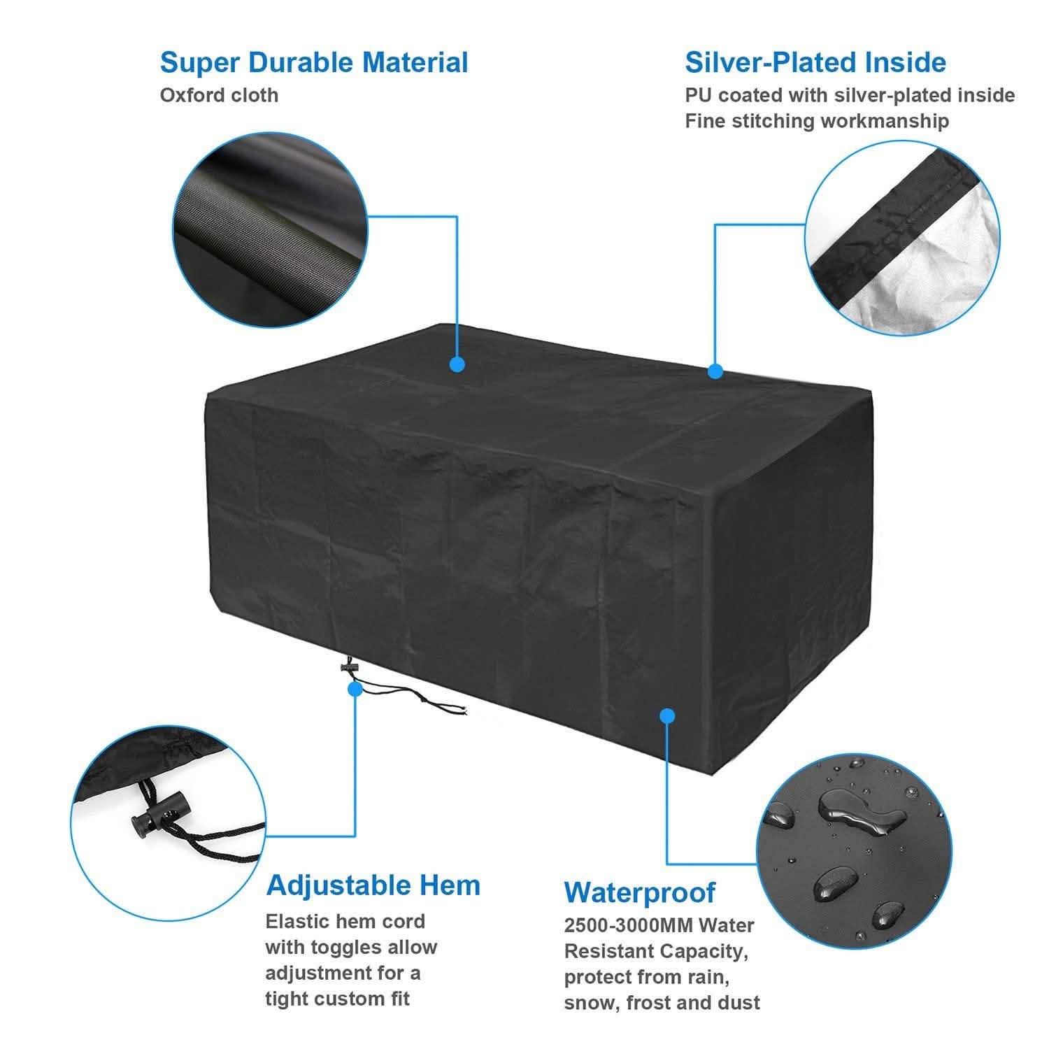 iMounTEK 210D Waterproof Outdoor Furniture Cover Garden & Patio - Tophatter Daily Deals