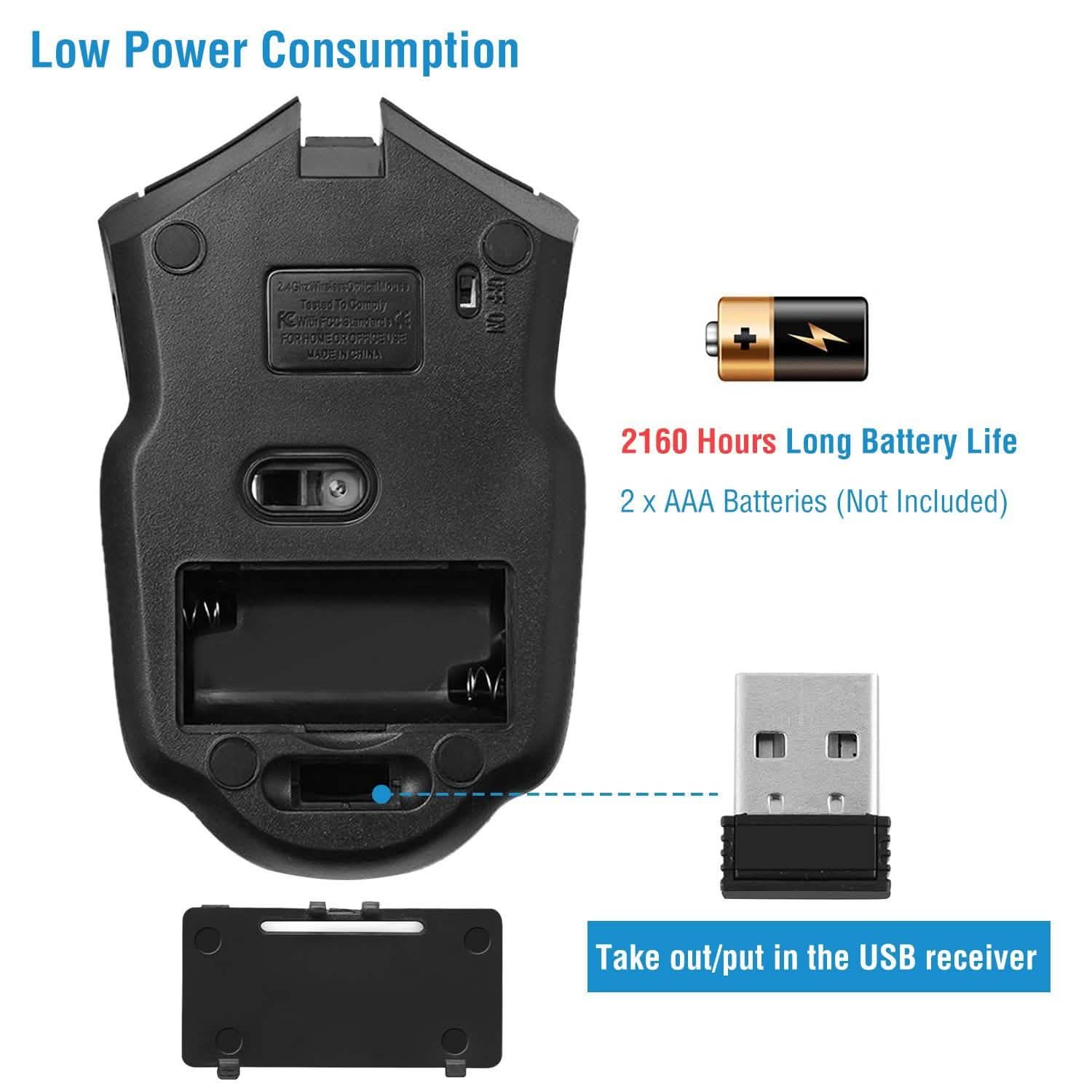 iMountek 2.4G Wireless Gaming Mouse Computer Accessories - Tophatter Daily Deals