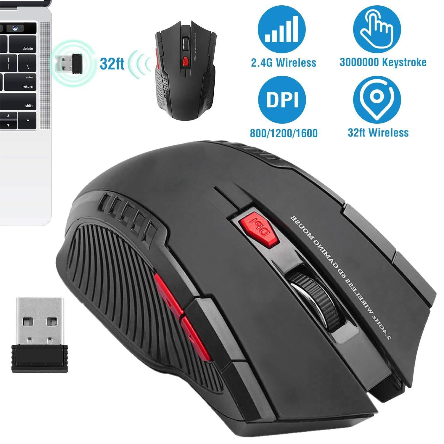 iMountek 2.4G Wireless Gaming Mouse Computer Accessories - Tophatter Daily Deals