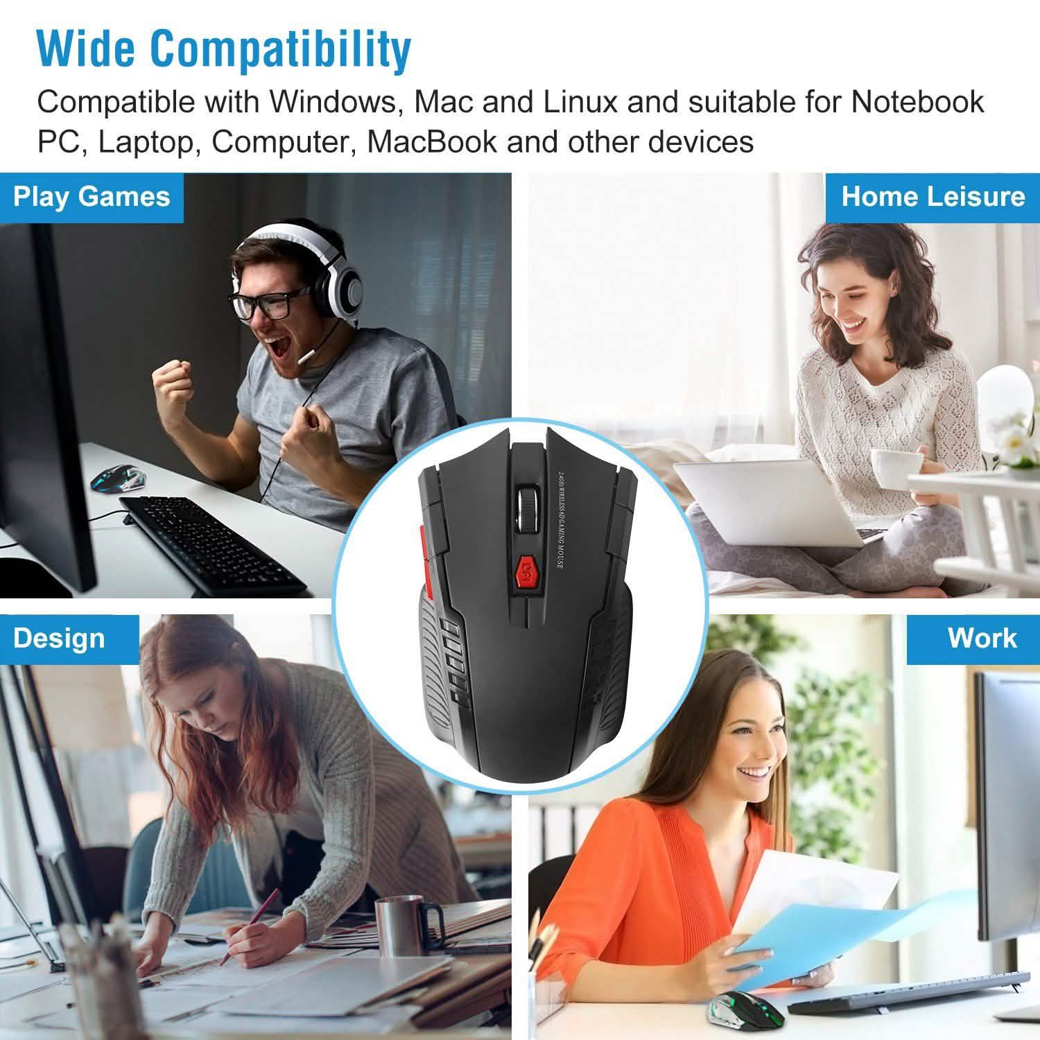 iMountek 2.4G Wireless Gaming Mouse Computer Accessories - Tophatter Daily Deals