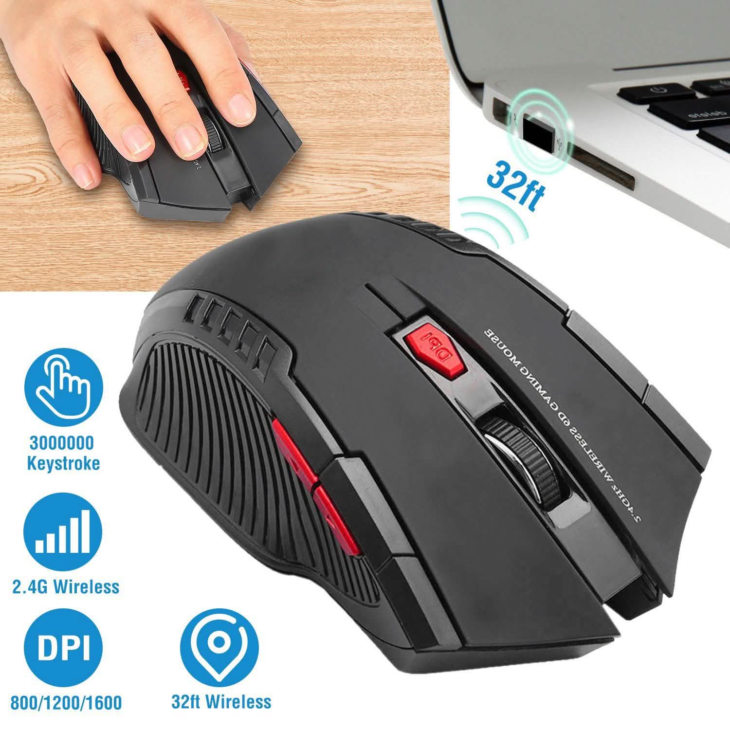 iMountek 2.4G Wireless Gaming Mouse Computer Accessories - Tophatter Daily Deals