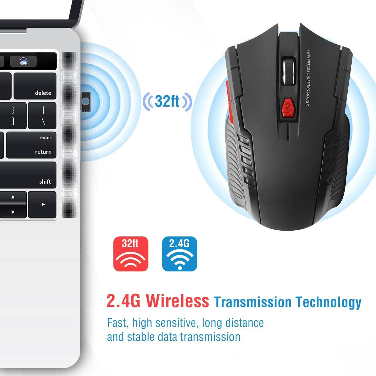 iMountek 2.4G Wireless Gaming Mouse Computer Accessories - Tophatter Daily Deals
